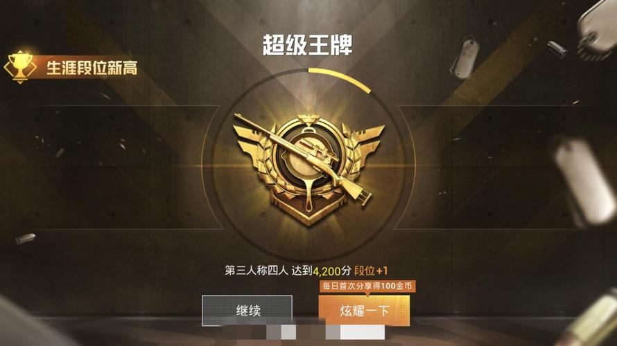 和平精英王牌段位截图_和平精英王牌外挂局  第2张